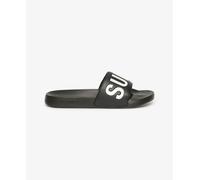 Superdry Womens Core Pool Sliders - Black - Size Medium