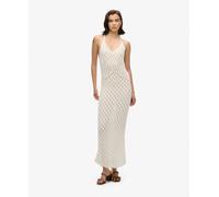 Superdry Womens Crochet Halter Maxi Dress