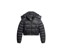 Superdry Crop Fuji Puffer Jacket Black XL Women