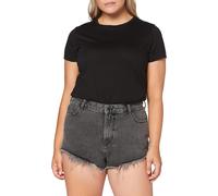 Superdry Women's Cut-Off Shorts, Denim, Black (Washed Black), W26