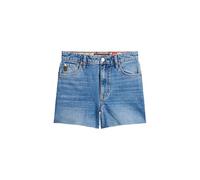 Superdry Women's Denim Board Shorts, Fulton Vintage Blue, 28W