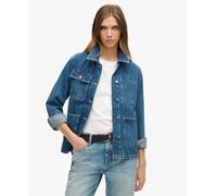 Superdry Denim Chore Jacket Blue S Woman