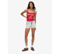 Superdry Vintage Denim Shorts Blue 26 Woman