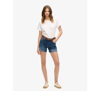 Superdry Womens Denim Mid Length Shorts
