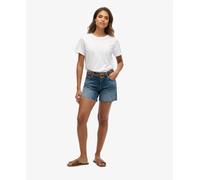 Superdry Womens Denim Mid Length Shorts