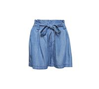 Superdry Women's Desert Paper Bag Shorts, Blue (Indigo Light Q9q), 34
