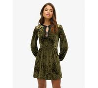 Superdry Womens Diamante Velvet Mini Dress