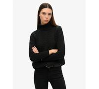 Superdry Womens Drop Shoulder Cable Roll Neck Jumper