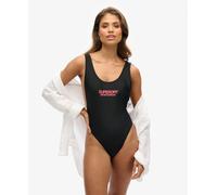 Superdry Elastic Scoop Back Swimsuit Black XS Women