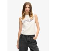 Superdry Womens Embellished Archive Fitted Tank Top