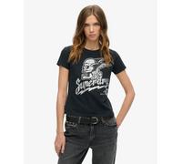 Superdry Womens Embellished Poster Fitted T-Shirt