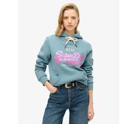Superdry Womens Embellished Vintage Logo Graphic Hoodie
