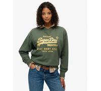 Superdry Embellished Vl Loose Fit Sweatshirt Green XS Women