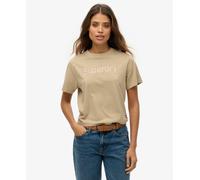 Superdry Womens Embroidered Core Logo Boxy Loose T-Shirt
