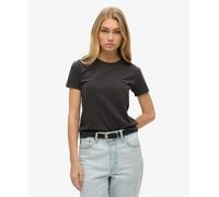 90s women's logo T-shirt Superdry Essential Noir XS