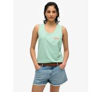 Superdry Womens Essential Logo Garment Dye Vest Top