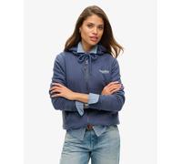 Superdry Womens Essential Logo Half Brushed Zip Hoodie
