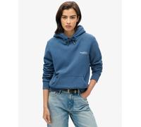 Superdry Essential Logo Hoodie Blue L Woman