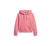 Superdry Women's Essential Logo Hoodie Sweatshirt, Camping Pink, 36