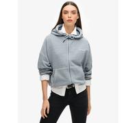 Superdry Womens Essential Logo Overdyed Zip Hoodie