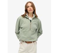 Superdry Womens Essential Logo Oversized Half Zip Sweatshirt