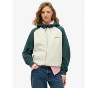 Superdry Essential Logo Osz Raglan Sweatshirt Green XL Women
