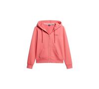 Superdry Women's ESSENTIAL LOGO ZIP HOODIE Sports Hoodie, Camping Pink,