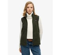 Superdry Estate Fleece Vest Green M Women