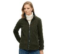 Superdry Estate Fleece Jacket Green S Woman