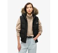Superdry Everest Faux Fur Vest Black XL Woman