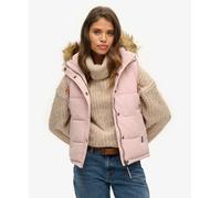 Superdry Womens Everest Faux Fur Puffer Gilet