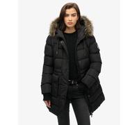 Superdry Womens Everest Mid Faux Fur Puffer Coat