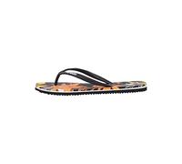 Superdry Women's F3-Flip Flop Loafer, Black Hawaiian, 7/8 UK