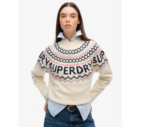 Superdry Womens Fairisle Branded Jumper