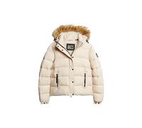 Superdry Womens Faux Fur Short Hooded Puffer Jacket