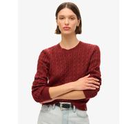 Superdry Womens Fitted Cable Crew Neck Jumper