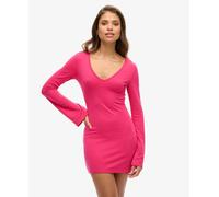 Superdry Womens Flare Sleeve Bodycon Mini Dress
