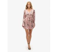 Superdry Womens Flare Sleeve Jacquard Mini Dress