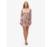 Superdry Womens Flare Sleeve Jacquard Mini Dress