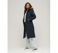 Superdry Womens Fuji Hooded Longline Puffer Coat