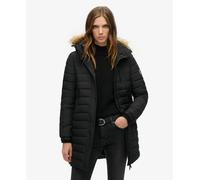 Superdry Womens Fuji Hooded Mid Length Puffer Coat