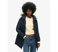 Superdry Womens Fuji Hooded Mid Length Puffer Coat Size 8