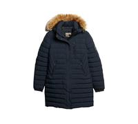 Superdry Womens Fuji Hooded Mid Length Puffer Coat Size 8