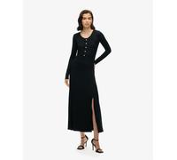 Superdry Womens Half Button Midi Dress