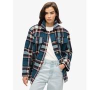 Superdry Heavyweight Unlined Overshirt Blue M Woman