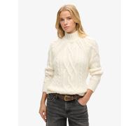 Superdry Womens High Neck Cable Knit Jumper
