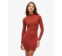 Superdry Womens High Neck Long Sleeve Jersey Mini Dress
