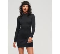 Superdry Womens High Neck Long Sleeve Jersey Mini Dress