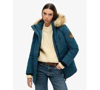 Superdry Womens Hooded Everest Faux Fur Parka Coat