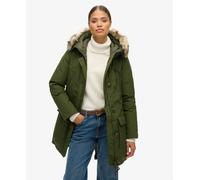 Superdry Womens Hooded Faux Fur Down Parka Coat